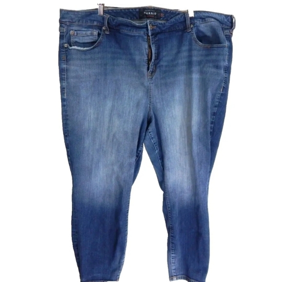 Torrid Curvy Hi Rise Skinny Jeans - Picture 1 of 5
